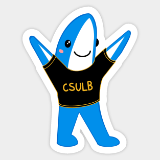 CSULB sharks Elbee Sticker